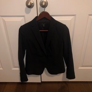 Navy Ann Taylor Pen Stripe Blazer